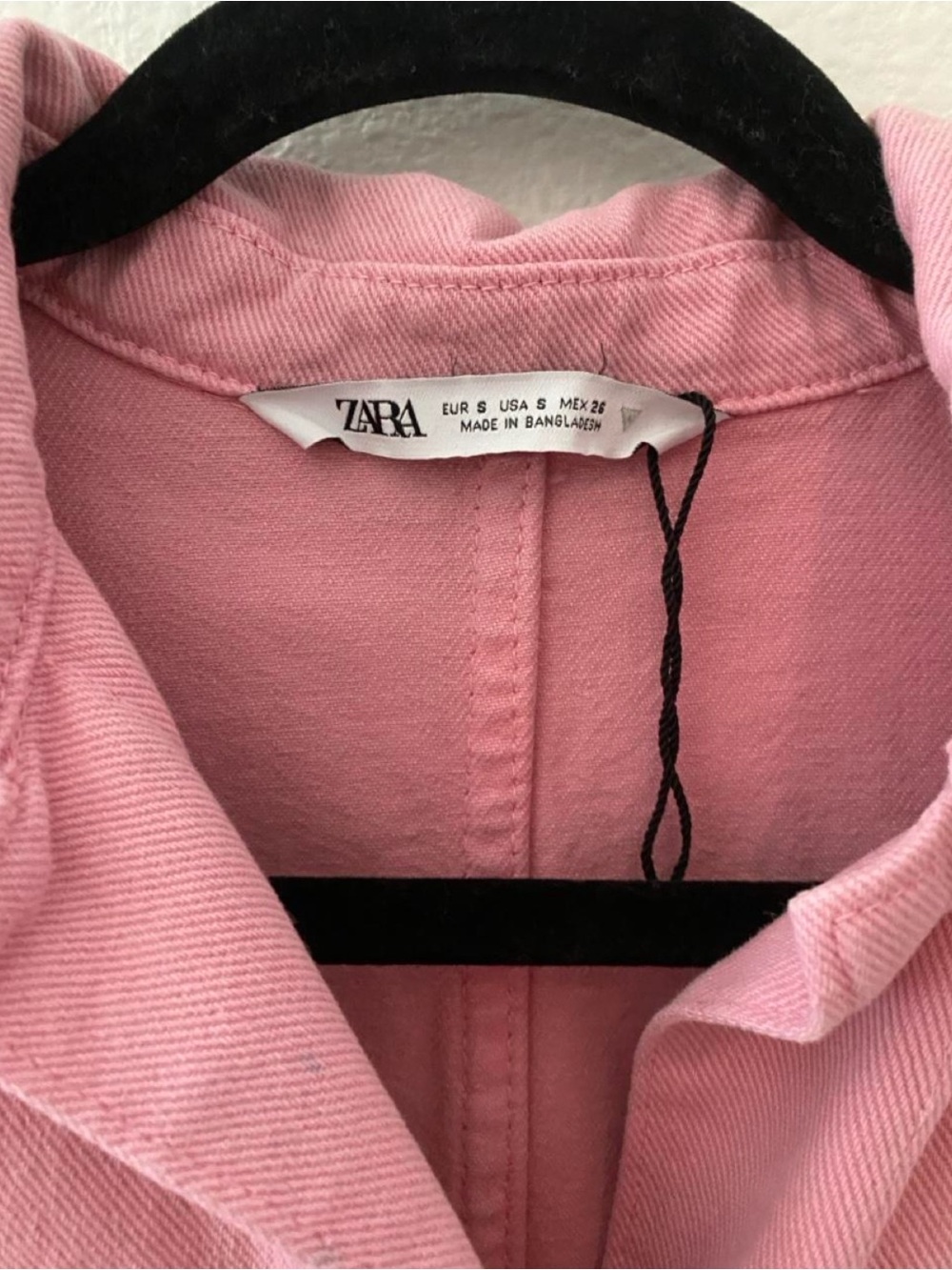 Zara Pink Oversized Button-Front Jacket - Picture 3 of 5